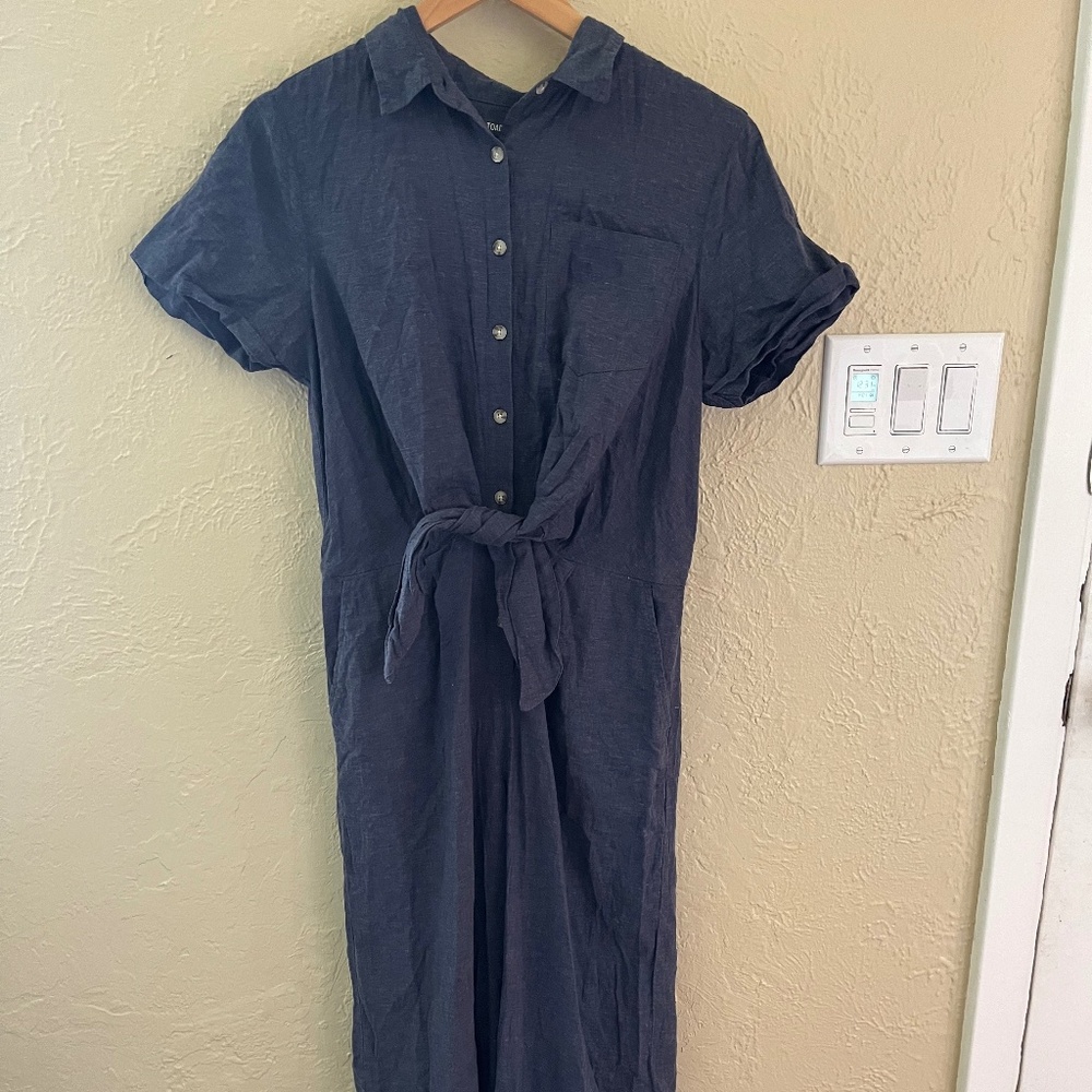 Toad & Co. Wide Leg Jumpsuit size medium